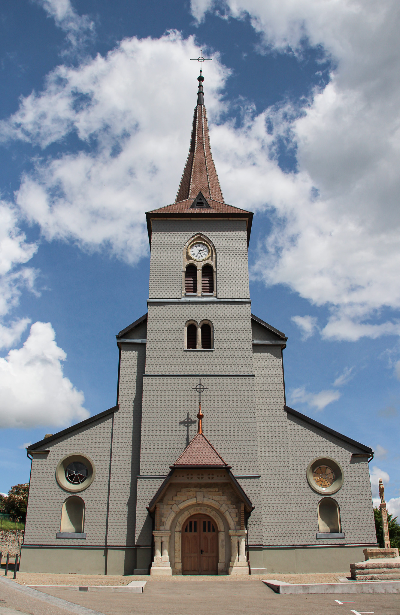 L'ancienne église Saint-Hubert du Noirmont